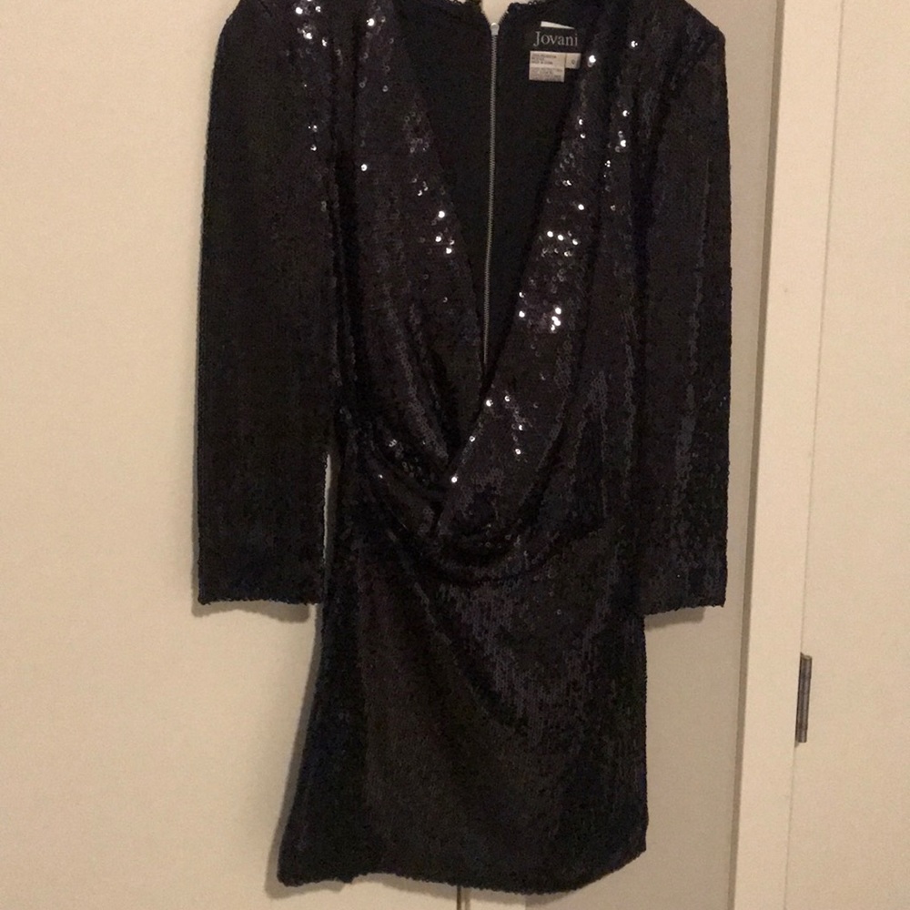 MOVING SALE!!! Jovani low cut sequin dress